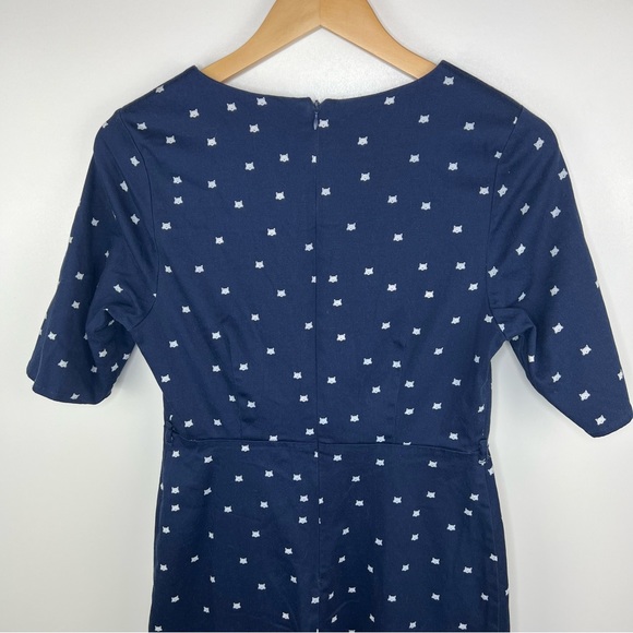 SUGARHILL BOUTIQUE MODCLOTH Retro Cat Polka Dot Dress - Picture 6 of 7